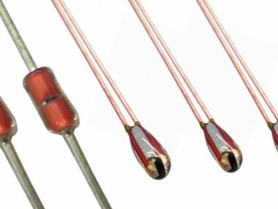 NTC热敏电阻-MF58玻封二极管式 高精工艺 接受各类定制